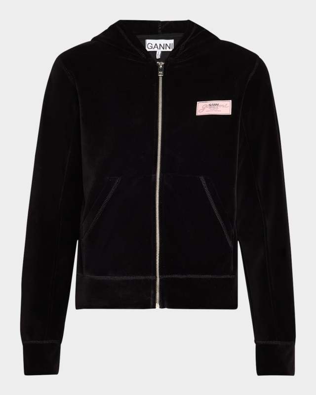 Heavy Velour Zip Hoodie